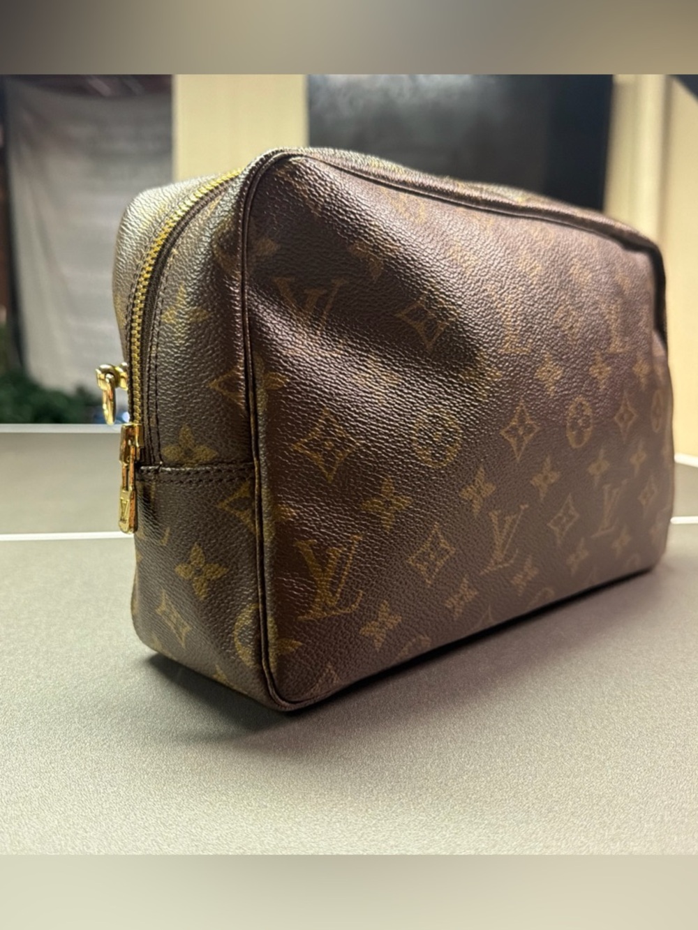 Vintage Louis Vuitton Trousse 28 Monogram Canvas Cosmetic Bag Toiletry Pochette - Picture 3 of 14